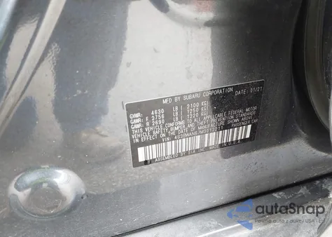 2021 Subaru Legacy Limited z USA, uszkodzony, nr VIN 4S3BWAN67M3012211